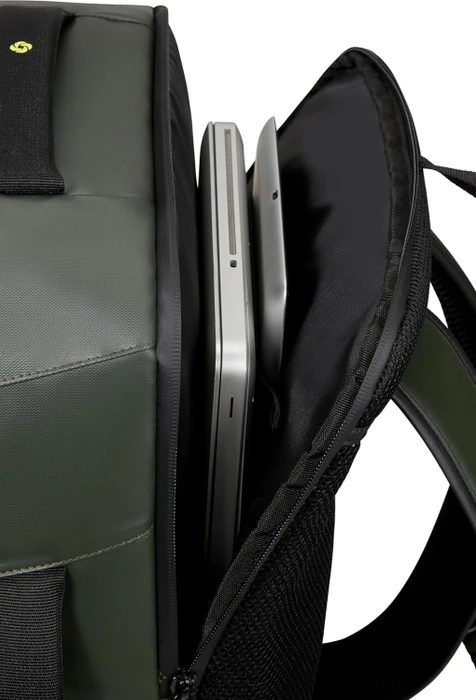 Samsonite Paradiver Light, Underseat Backpack M, Untersitz Handgepäck, Kabinentasche, Flugzeug Rucksack, 45cm, 33l, Jungle Green