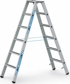 Zarges Saferstep B Alu gebördelt 2-tlg. Stehleiter, 2x 6 Stufen