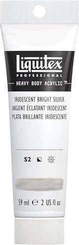 Liquitex Professional Heavy Body Acrylic iridescent bright silver, 59ml