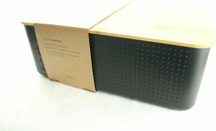 Bodum Bistro Brotkasten groß schwarz (11555-01)