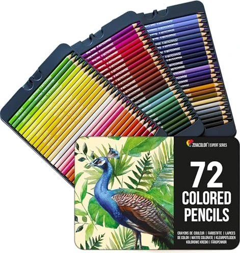 Zenacolor 146C Buntstift sortiert, Metalletui, 72er-Set