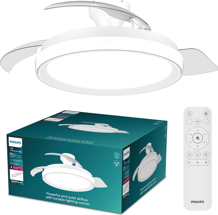 Philips Bliss DC Deckenventilator weiß