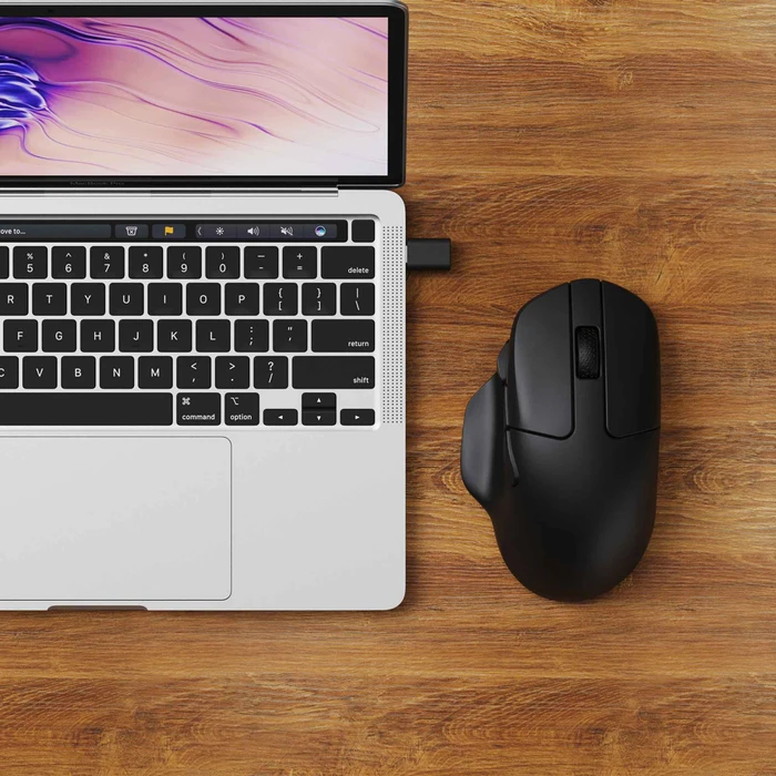Keychron M7 Wireless Mouse schwarz, USB/Bluetooth