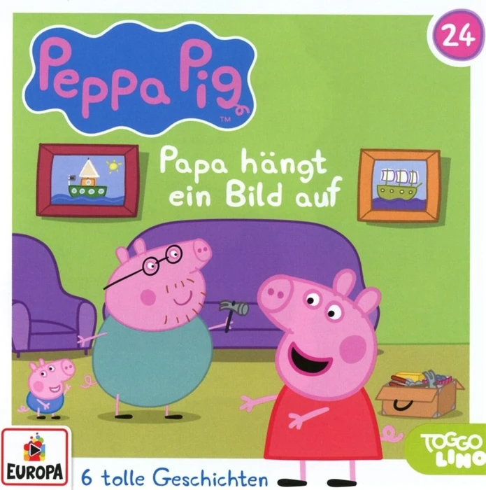 Peppa Pig CD 24 - Papa hängt ein Bild (und 5 weitere Geschichten)
