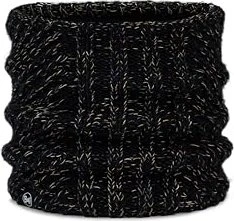 Buff Strick & Polar Anka Schlauchtuch schwarz