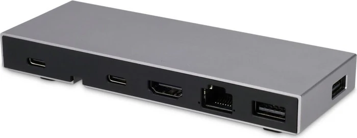 LMP USB-C Compact Dock 2, Space Gray, 2x Thunderbolt 4 [Stecker]