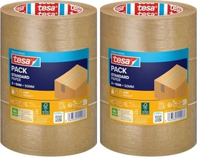tesa tesapack Paper Standard ecoLogo braun, Klebeband, 50mm/50m, 3 Stück