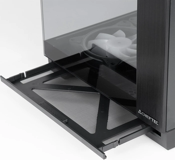 Chieftec Visio, schwarz, Glasfenster