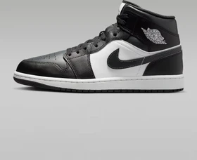 Nike Air Jordan 1 Mid black/summit white/off-noir (Herren)