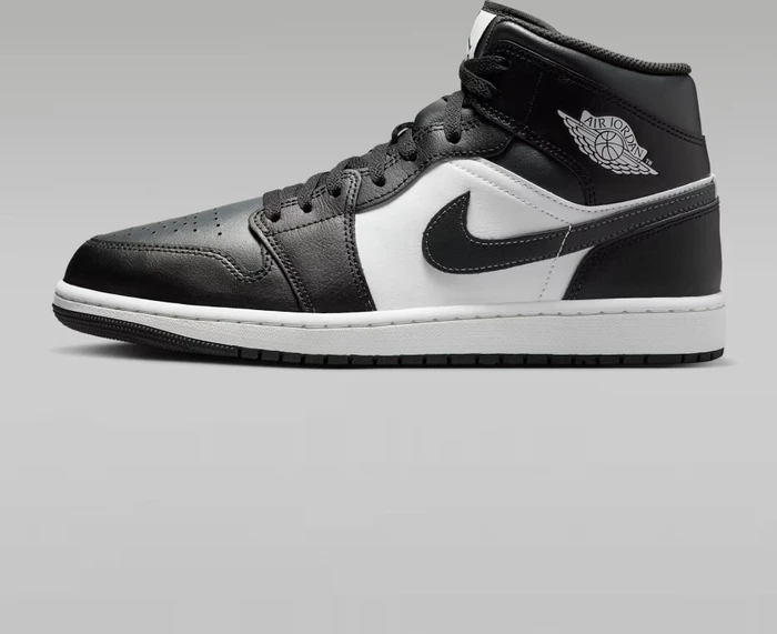 Nike Air Jordan 1 Mid black/summit white/off-noir (Herren)