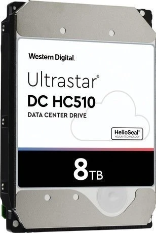 Western Digital Ultrastar DC HC510 8TB, ISE, 24/7, 512e / 3.5" / SATA 6Gb/s