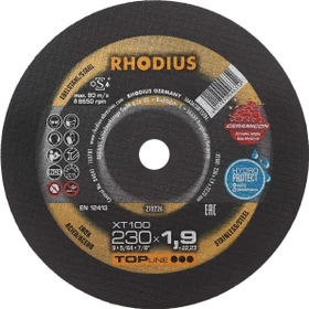 Rhodius TopLine XT100 Extended Trennscheibe, 230x1.5x22.23mm, 25 Stück