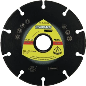 Klingspor DT 600 ACM Supra Diamanttrennscheibe, 125x1.3x22.23mm, 1 Stück