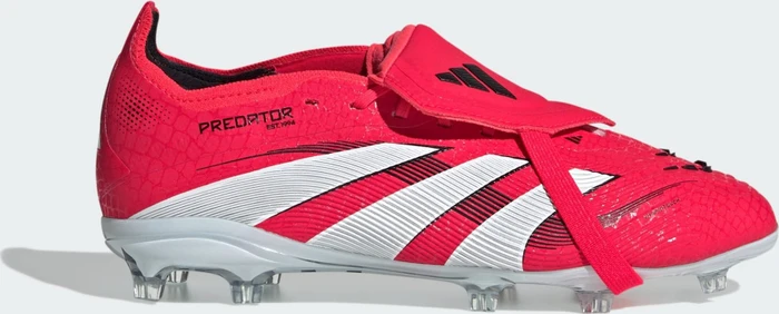 adidas Predator Elite Fold-Over Tongue FG lucid red/cloud white/core black (Junior)