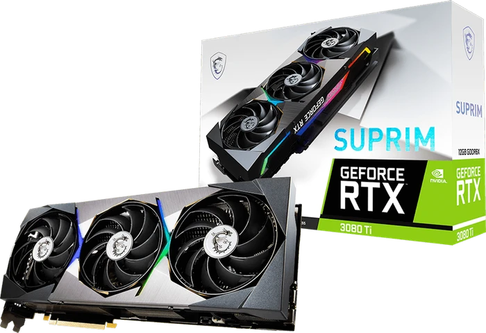 MSI GeForce RTX 3080 Ti Suprim 12G, 12GB GDDR6X, HDMI, 3x DP