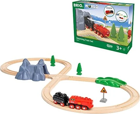 BRIO World Batterie-Dampfzug-Set