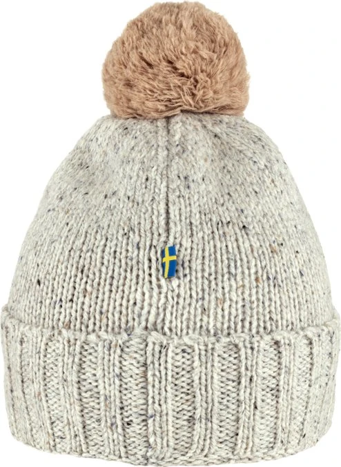Fjällräven Övik Pom Mütze chalk white