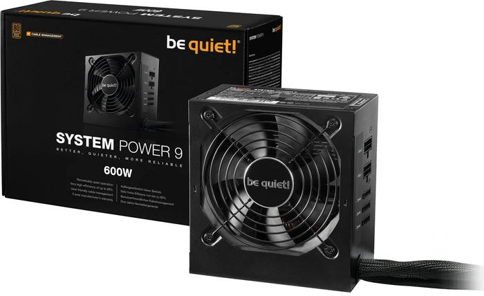 be quiet! System Power 9 CM 600W, ATX 2.51
