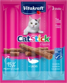 Vitakraft CatStick Classic Lachs, 18g (3x 6g)