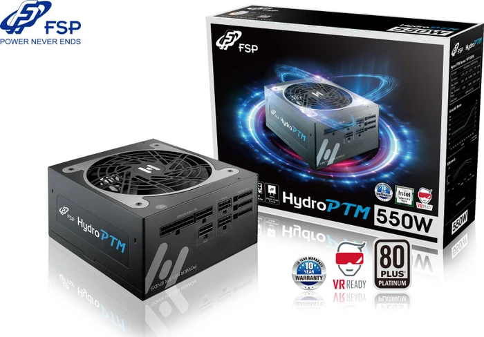 FSP Hydro PTM 550W, ATX 2.4