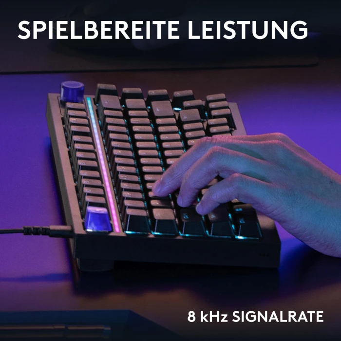 Logitech G316 X 75, schwarz, Tactile Switch, USB, DE