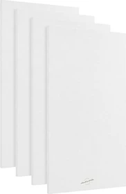 AudioSilk Akustikpaneele 116x58cm 4er Pack pure white