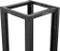 Lanberg Open Rack Series 19" Open Frame Rack 27HE, 4-Pfosten, mit Rollen, Flat Pack, tiefenverstellbar, 430-590mm, RAL 9004, 800mm tief Vorschaubild
