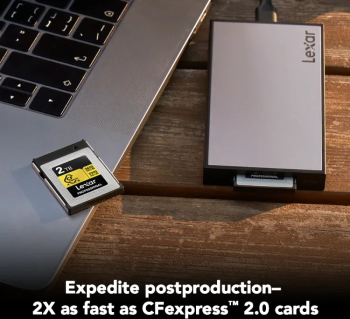 Lexar Professional GOLD R3600/W3300 CFexpress 4.0 Type B 2TB