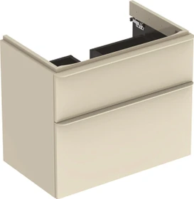 Geberit Smyle Square Unterschrank 73.4x61.7x47cm, 2 Schubladen, sand-grau