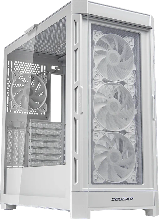 Cougar Duoface Pro RGB White, weiß, Glasfenster