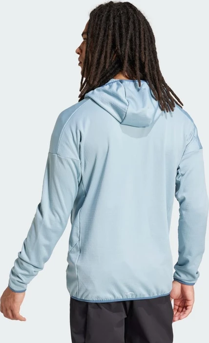 adidas Terrex Xperior Climawarm Light Fleece Hooded Jacke magic grey (Herren)