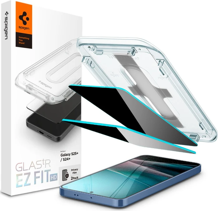 Spigen GLAS.tR EZ Fit HD Screen Protector für Samsung Galaxy S25+