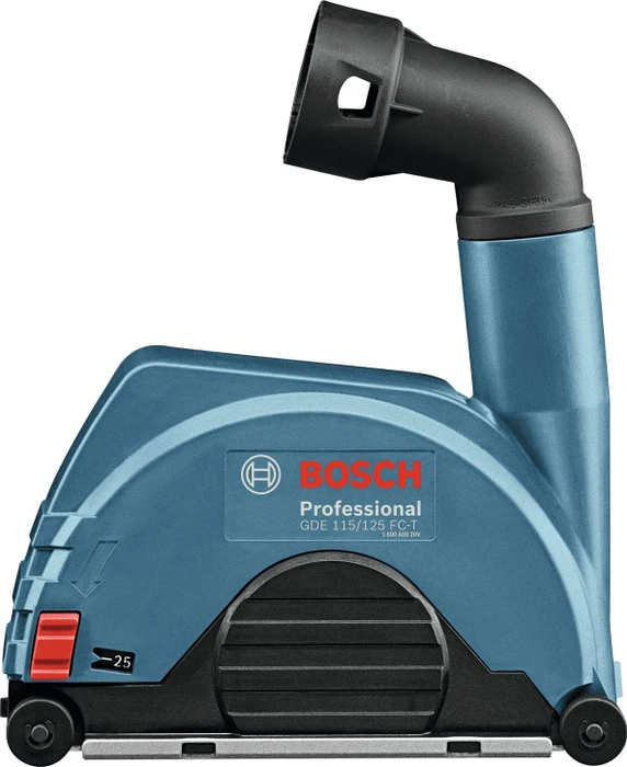 Bosch Absaughaube GDE 115/125 FC-T | Systemzubehör Winkelschleifer | 115/125 mm | werkzeuglos | Click & Clean Image