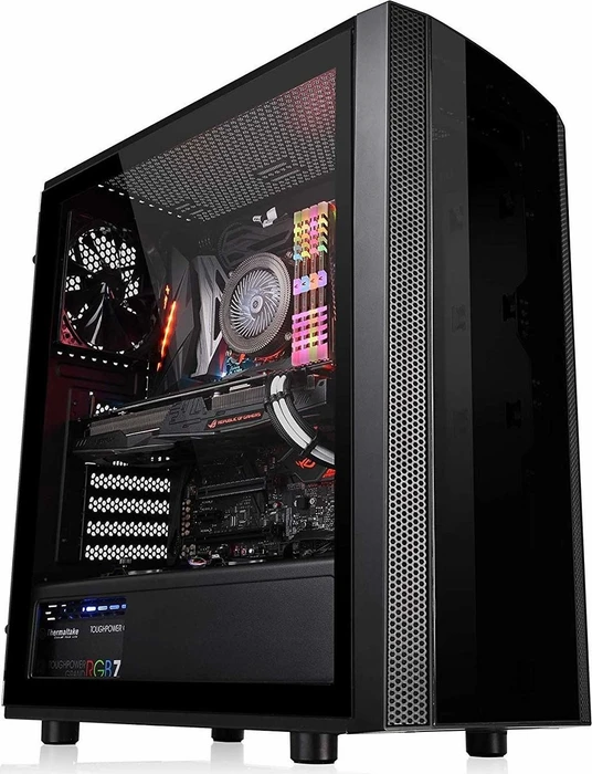 Thermaltake Versa J25 TG, schwarz, Glasfenster