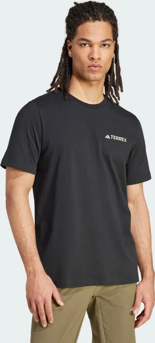 adidas Terrex Back Graphic T-Shirt kurzarm schwarz (Herren)