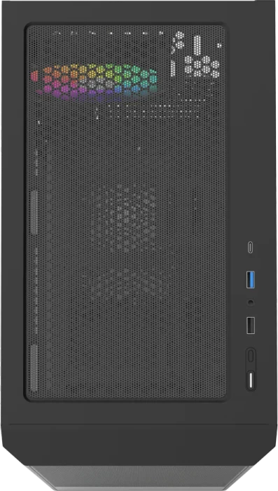 Montech X2 Plus, schwarz, Glasfenster