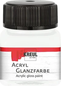 Kreul Acryl Glanzfarbe, weiß, 20ml