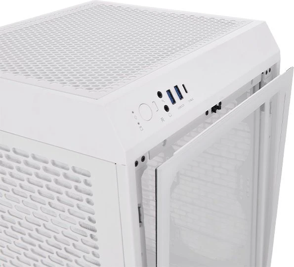 Thermaltake The Tower 200 Snow, weiß, Glasfenster, Mini-ITX