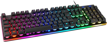 Deltaco Gaming Running RGB Gaming Keyboard, USB, ND