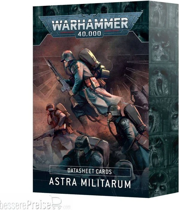 Games Workshop Warhammer 40.000 - Datakarten: Astra Militarum (DE)