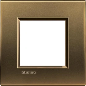 Bticino Livinglight Abdeckrahmen 1-fach, bronze