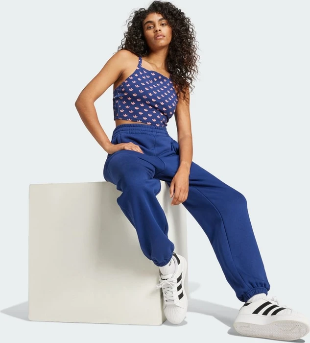adidas Essentials Loose Trainingshose lang dark blue (Damen)