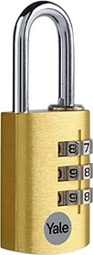 Yale YE3CB/28 Alu gold, Zahlenschloss