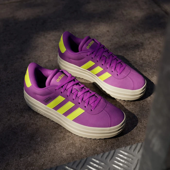 adidas VL Court Bold flash pink/lucid lemon/silver metallic (Damen)