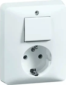 Peha Standard Kombination Wechselschalter und SCHUKO Steckdose