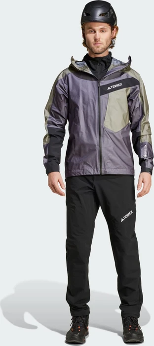 adidas Terrex Techrock Light Gore-Tex Active Funktionsjacke aurora black/olive strata (Herren)