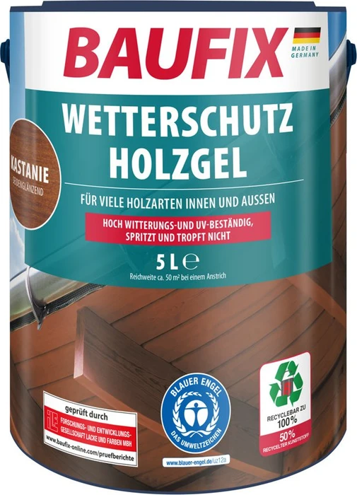 Baufix Wetterschutz Holzgel Holzschutzmittel