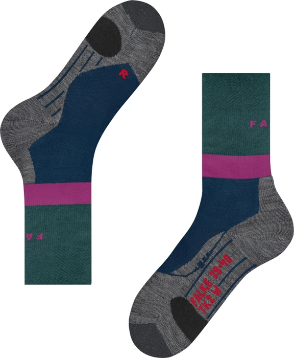 Falke TK2 Wandersocken peacock (Damen)
