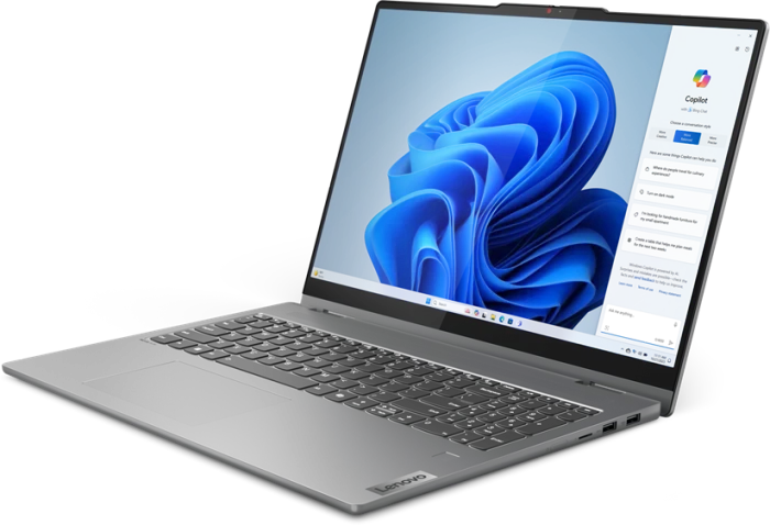 Lenovo IdeaPad 5 16AHP9, Luna Grey, Ryzen 7 8845HS, 16GB RAM, 1TB SSD, DE
