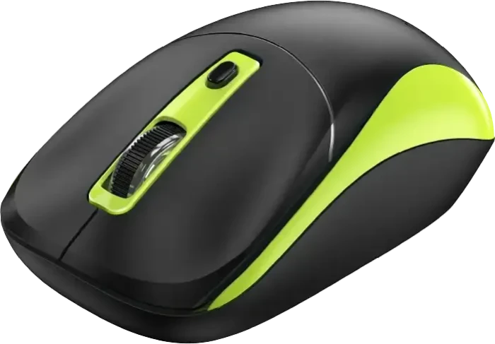 Genius NX-7123 Copilot Wireless Optical Mouse schwarz/grün, USB